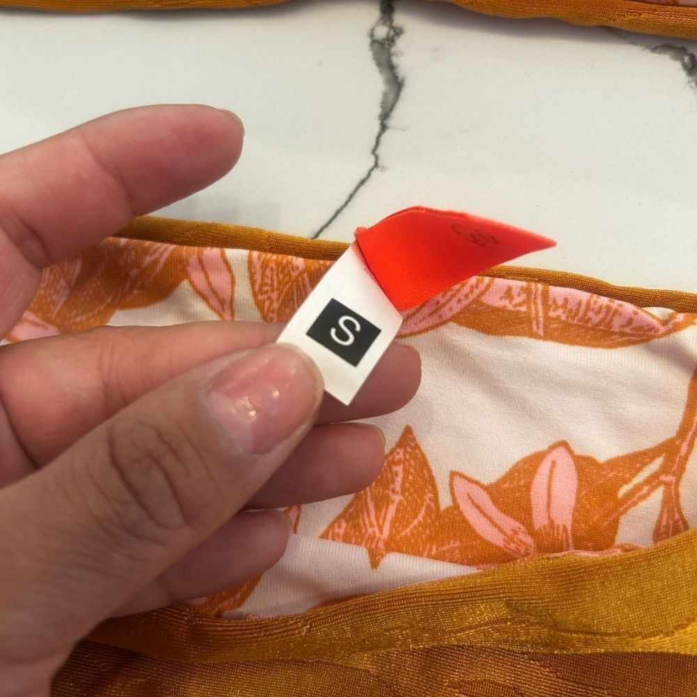 Maaji Rust Orange Bikini Set NWOT SMALL - Picture 3 of 6